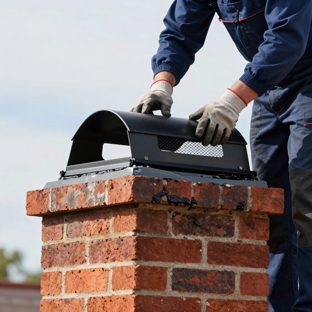 Chimney Cap Installation and Weatherproofing Chimney Cap Installation and Weatherproofing in Nottingham.