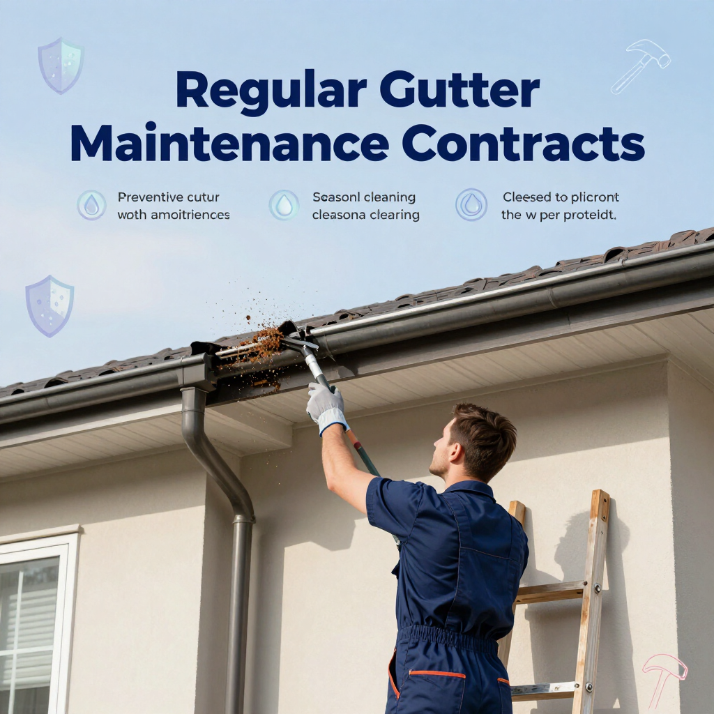 Regular Gutter Maintenance Contracts in Nottingham.