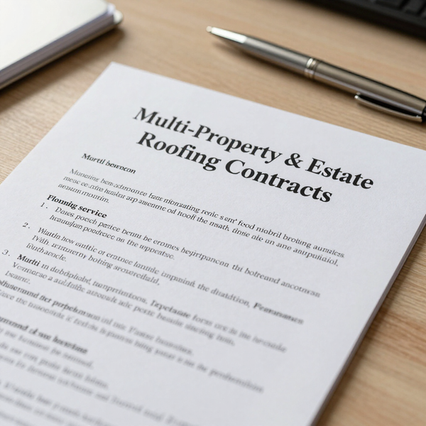 Multi-Property & Estate Roofing Contracts